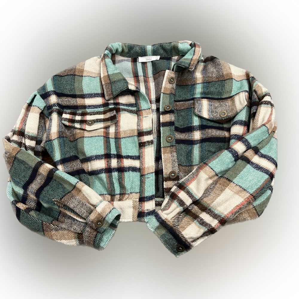 Talulah crop flannel
